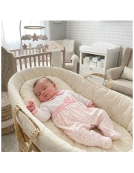 Cotton baby sleepsuit with butterfly - LJ2181R - Les Jolies