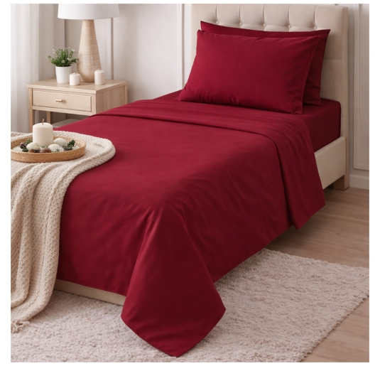 Solid color bed sheets set various sizes - Monocolore -... 2