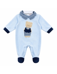 Newborn chenille romper - NG211027AZ - Nazareno Gabrielli