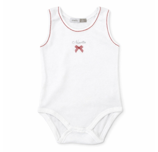 Body spalla larga in fresco cotone - BRS47 - Ninetta