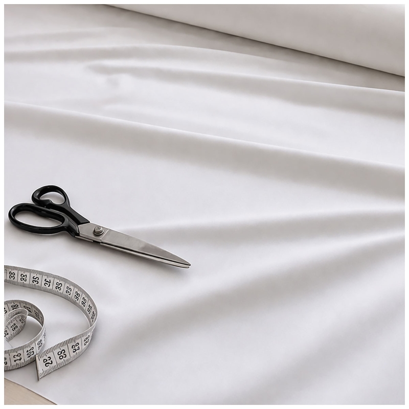 Percale cotton fabric 300 cm for custom bed sheets