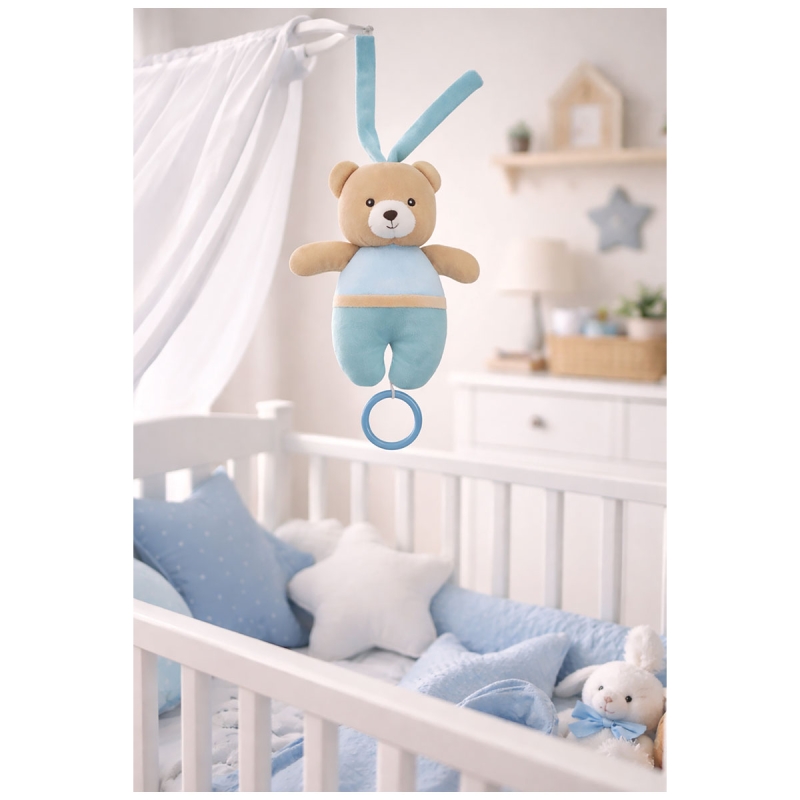 Soft Chenille Baby Musical Toy –...