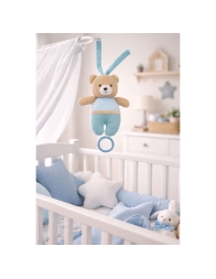 Soft Chenille Baby Musical Toy – Teddy Bear – Nazareno Gabrielli