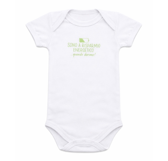 Baby Bodysuit in Cotton and Bamboo – C57800M1 – Coccode’