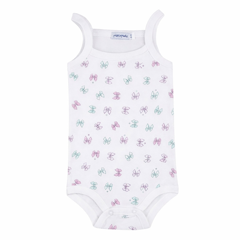 Baby girl cotton bodysuit with thin...