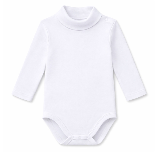 Mock neck bodysuit in warm cotton - AF2800 - Ellepi 2