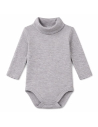 Mock neck bodysuit in warm cotton - AF2800 - Ellepi