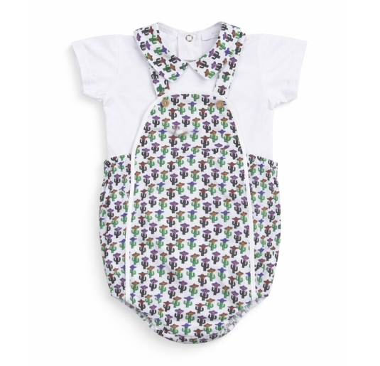 Baby romper cotton 2 pcs - Cactus - Klaiadi