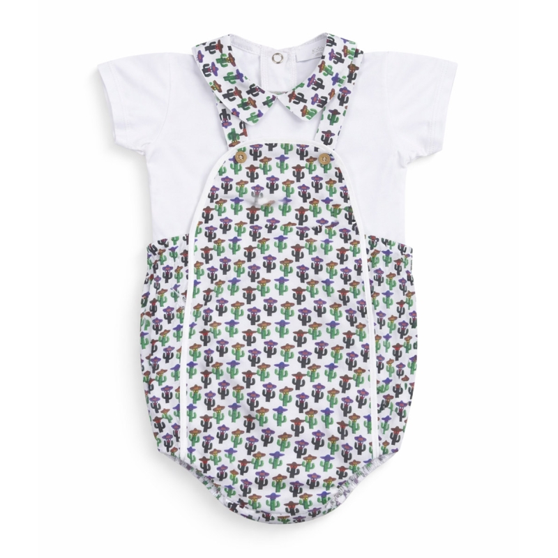 Baby romper cotton 2 pcs - Cactus - Klaiadi
