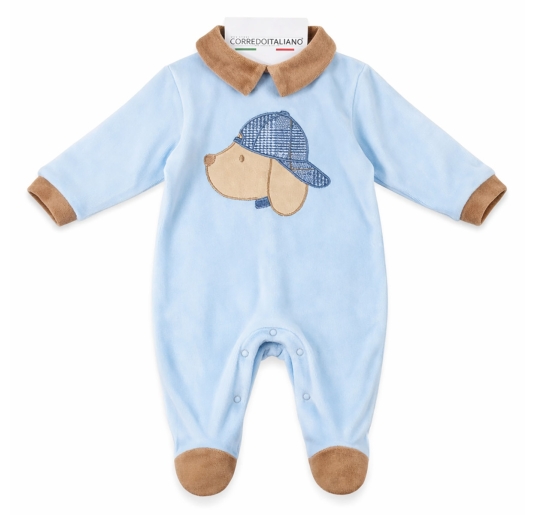 Baby boy bodysuits chenille - Les Jolies LJ3444AZ