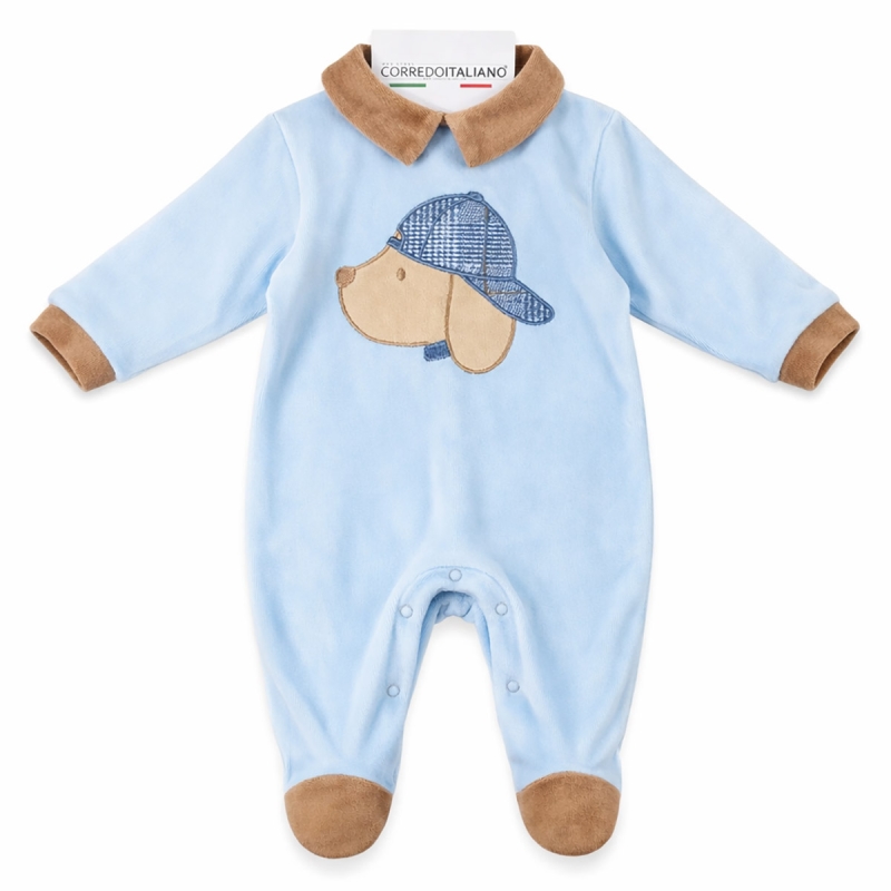 Baby boy bodysuits chenille - Les Jolies LJ3444AZ
