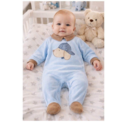 Baby boy bodysuits chenille - Les Jolies LJ3444AZ 2