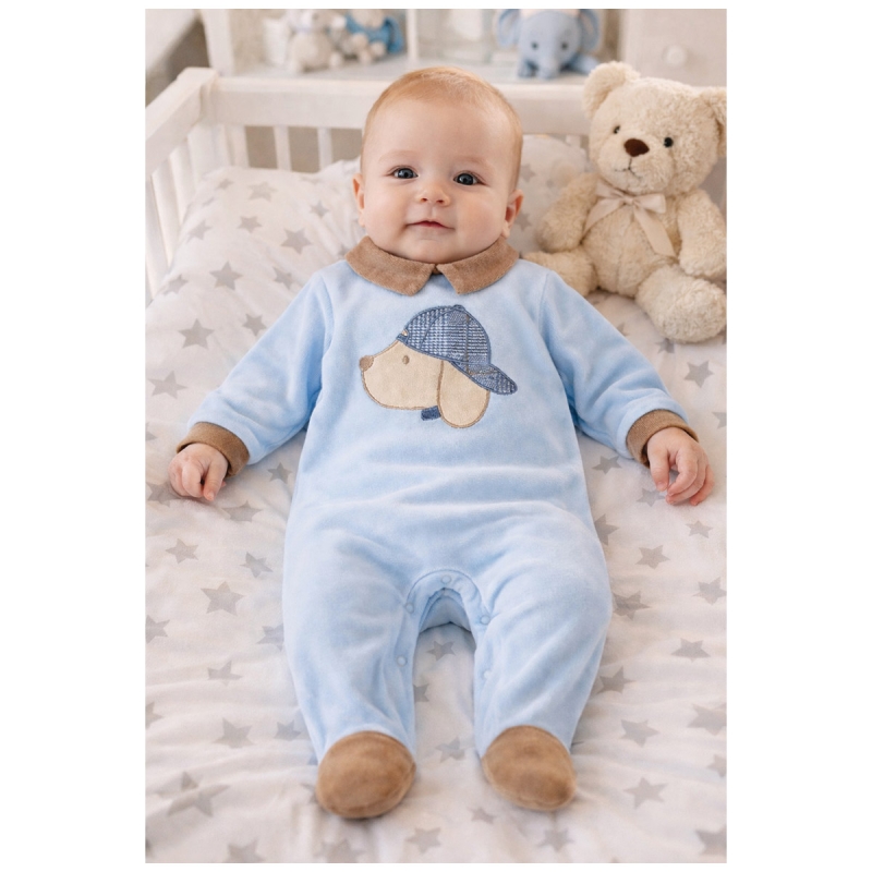 Baby boy bodysuits chenille -...