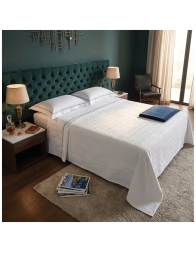 Double bed size Jacquard Bedspread - Dedalo - Maestri Cotonieri