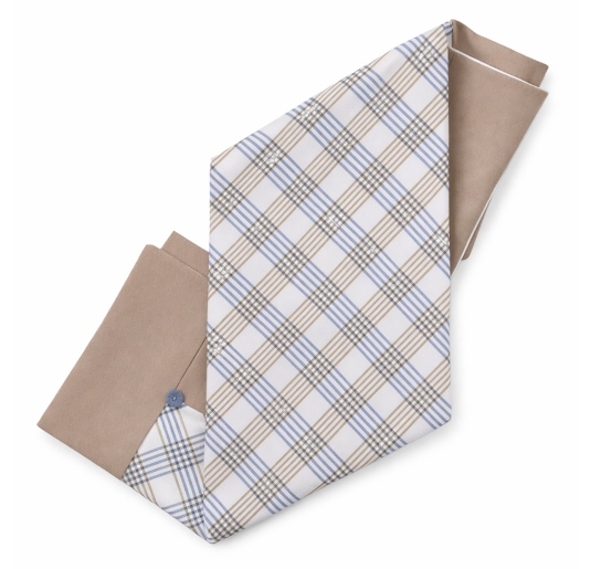 Cotton blanket for cradle and pram with buttons by Le Chicche 2