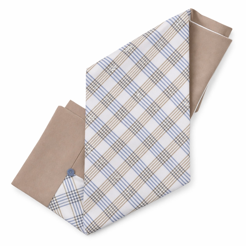 Cotton blanket for cradle and pram with buttons by Le Chicche