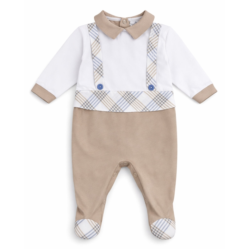 Newborn jumpsuit in jersey cotton -...