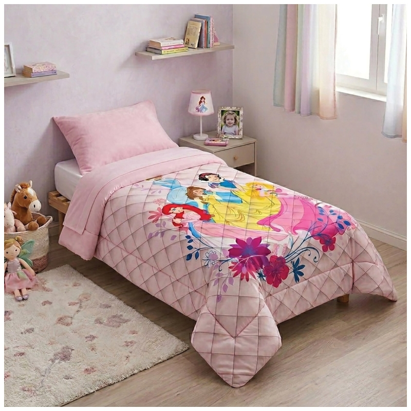 Winter quilt for single bed – Princesses 526624 – Disney