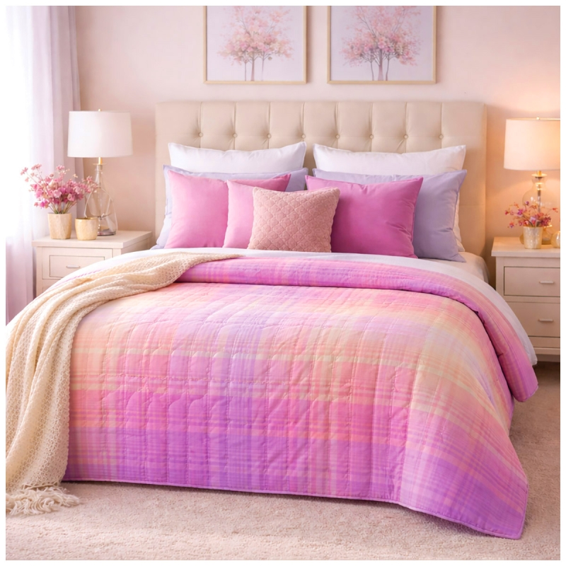 Quilted bedspread 1.5 size – College – Gabel
