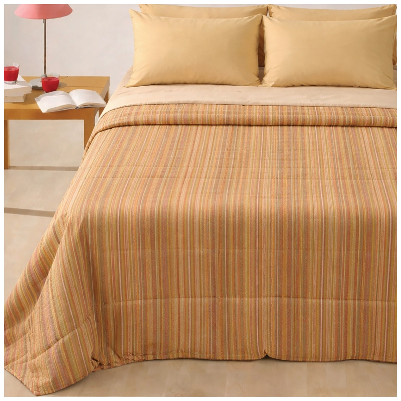 Copriletto trapuntato jacquard matrimoniale