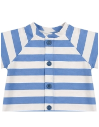 Striped baby romper with front buttons Coccode Firenze