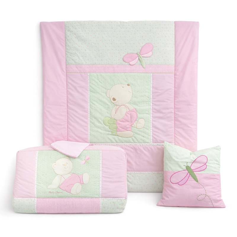 Set copripiumino + paracolpi + lenzuola lettino - Libellula