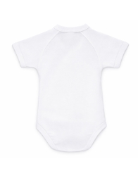 Short-sleeve anti-panic bodysuit in warm cotton with side opening - AF4210 - Ellepi