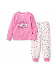 Pigiama lungo bambina in puro cotone - 3831FX - Bip Kids