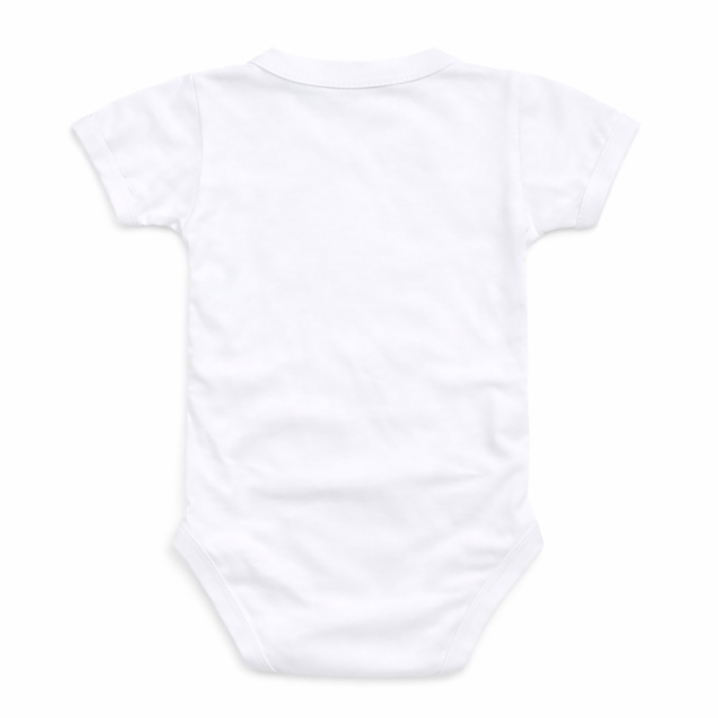 Cotton and Bamboo Bodysuit with Side...
