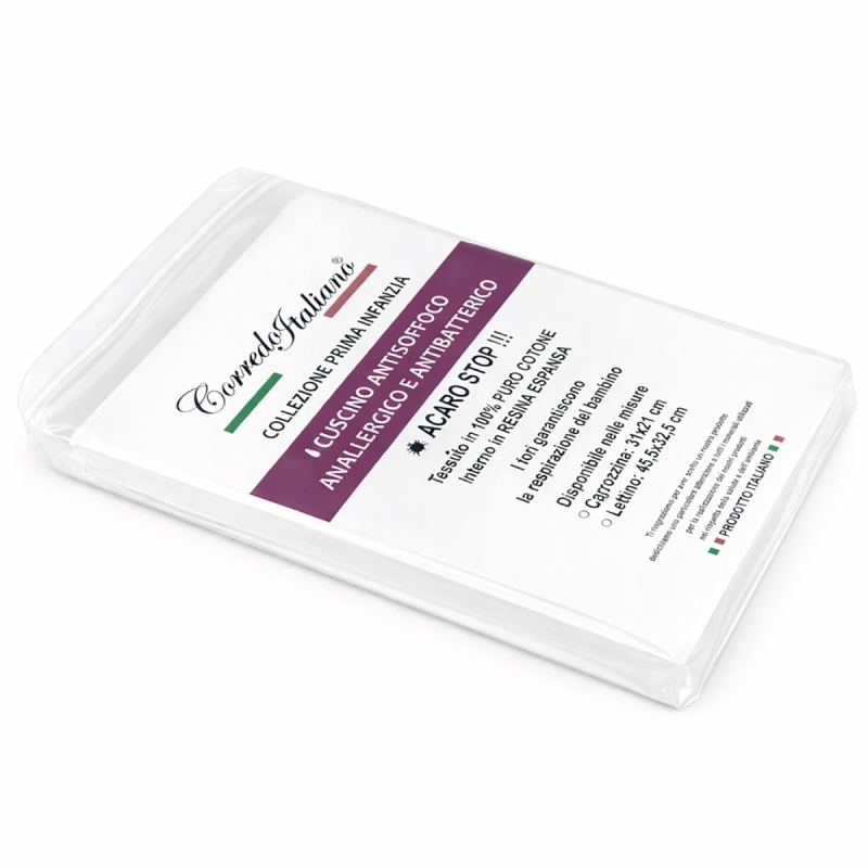 Cuscino Antisoffoco per Culletta di Corredo Italiano® CP10