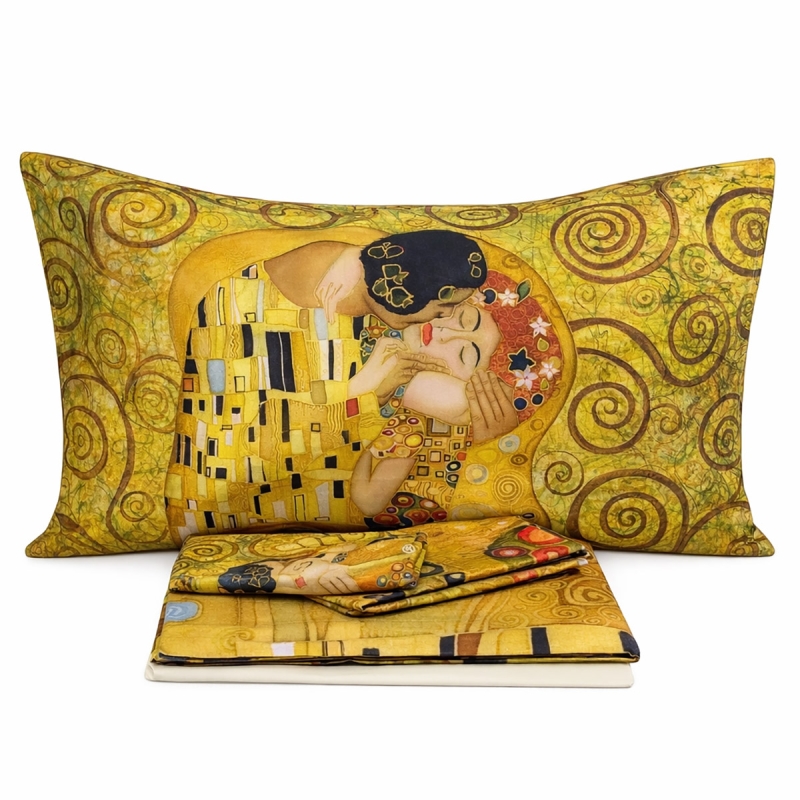 Double bed sheet set with digital...