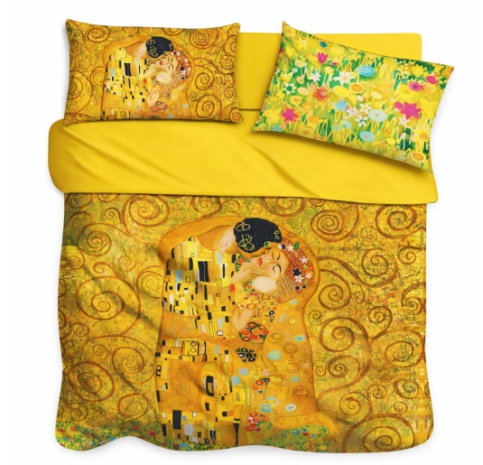 Double bed sheet set with digital print – Klimt “The...
