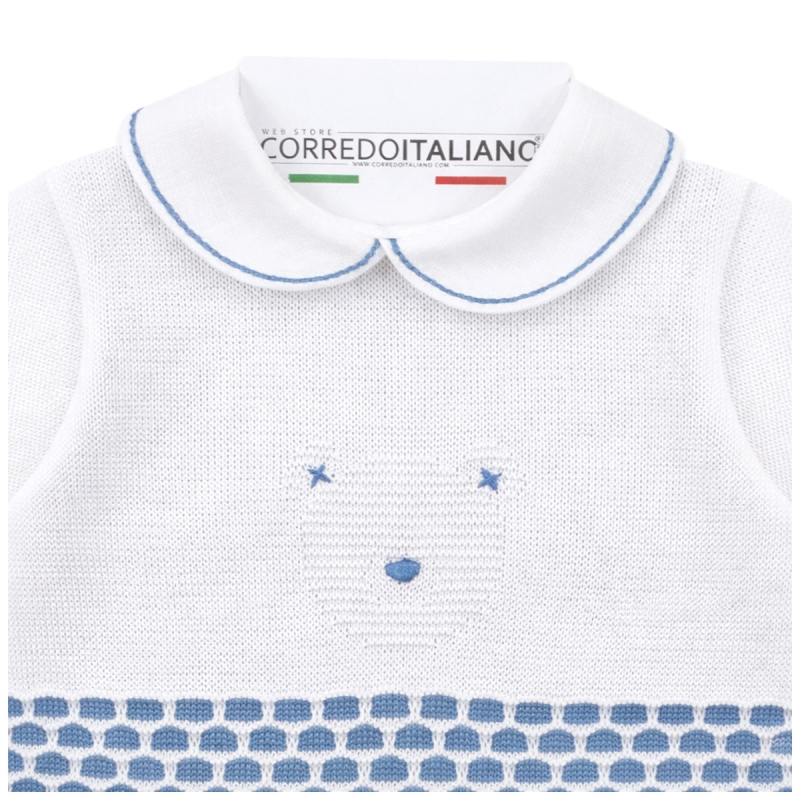 Tutina neonato in filo di cotone...