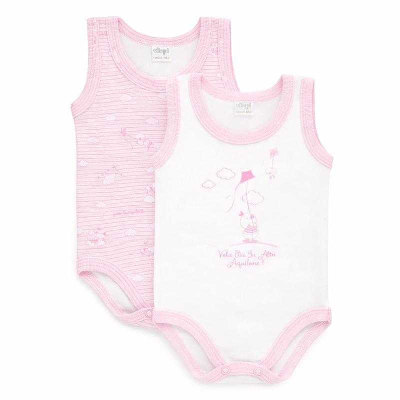 Body neonato cotone 100% morbido con fantasie delicate e vestibilità comoda