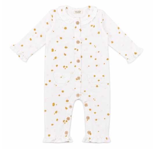 Tutina con bottoncini in cotone jersey - C57018 - Coccode'