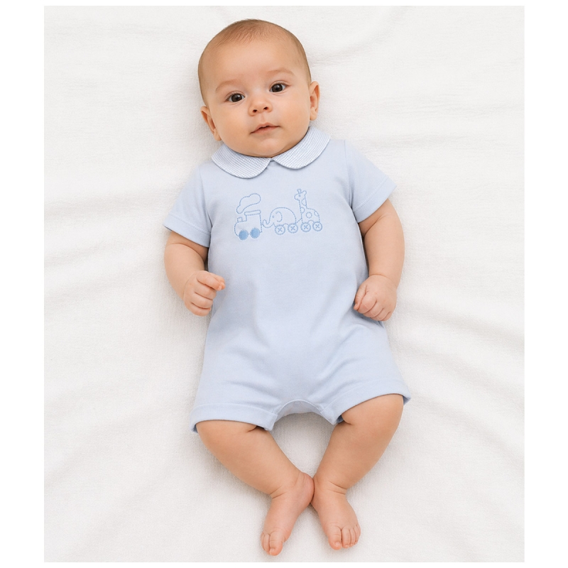 Baby romper cotton jersey Coccode' with crotch opening