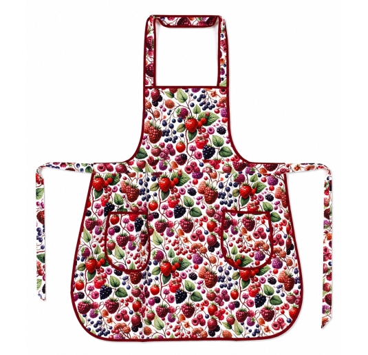 grembiule cucina cotone pettorina indossato durante preparazione in cucina 2