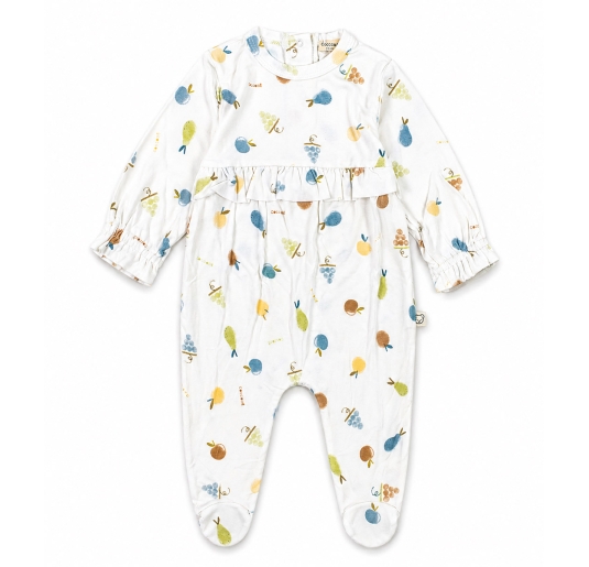 Tutina neonata in jersey di Bamboo - Fruttiny C00039 - Coccode'