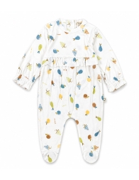 Tutina neonata in jersey di Bamboo - Fruttiny C00039 - Coccode'
