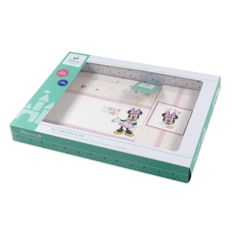 Pure cotton cot and pram sheet set –...