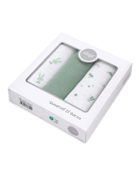 Mussole neonato cotone 70x70 set 3 Ellepi confezione originale