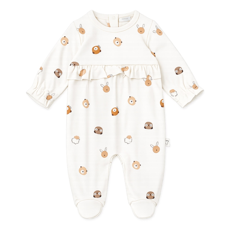 Baby girl bamboo jersey sleepsuit –...