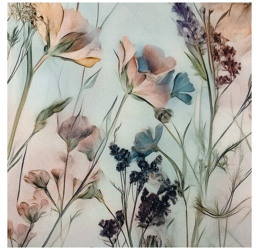 Copriletto matrimoniale Aqua in cotone piquet con stampa floreale su letto moderno 2