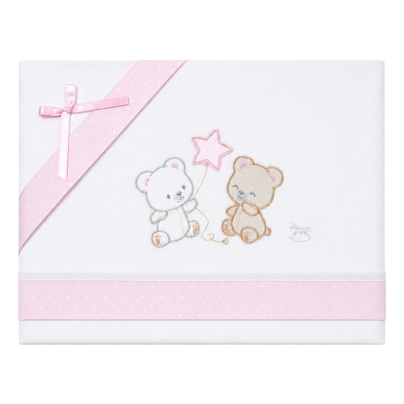 Cradle and Pram Sheets Set - Teddy...