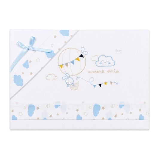 Set lenzuola culletta e carrozzina - Amore MIo - Mio Piccolo LC13309 2