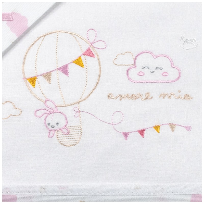 Cradle Pram sheet set - Amore Mio -...