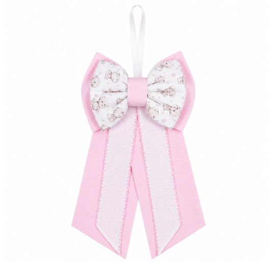 Birth bow with aida cloth to embroider - CI135R - Corredo...