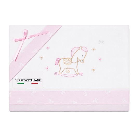 Set lenzuola culletta e carrozzina - Cavallino - Mio... 2