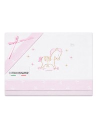 Cradle Pram sheet set - Little Horse - Mio Piccolo LC13318