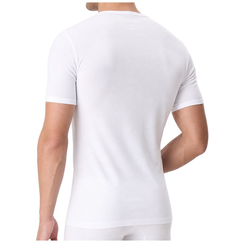 T-shirt uomo in filo di scozia Collo...
